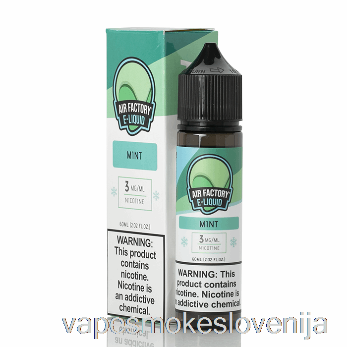 Vape Petrol Mint - Air Factory E-tekočina - 60 Ml 3 Mg